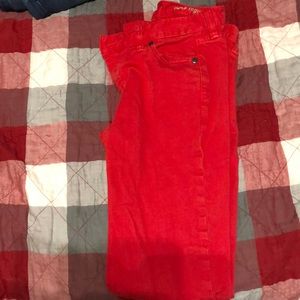 EUC J. Crew red jeans